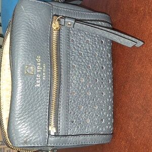 Kate Spade Midnight Blue Textured Crossbody Bag